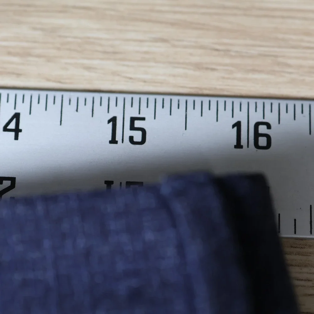 Zanella Pants Mens 32x30 Navy Blue Curtis Dress Slim Straight Tweed Wool Italy - Picture 7 of 14
